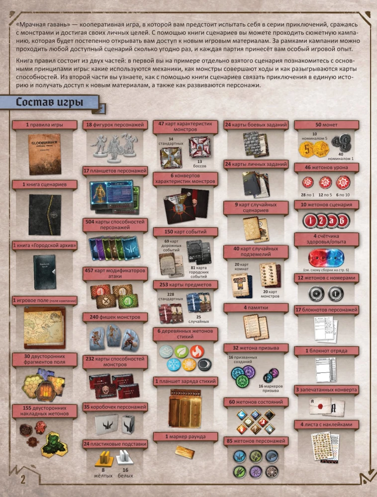 Galda spēle - Gloomhaven. Tumšā osta